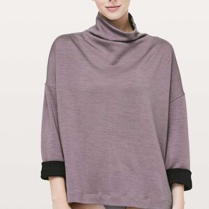 Lululemon Principal Dancer Funnel Neck merino wool Sweater